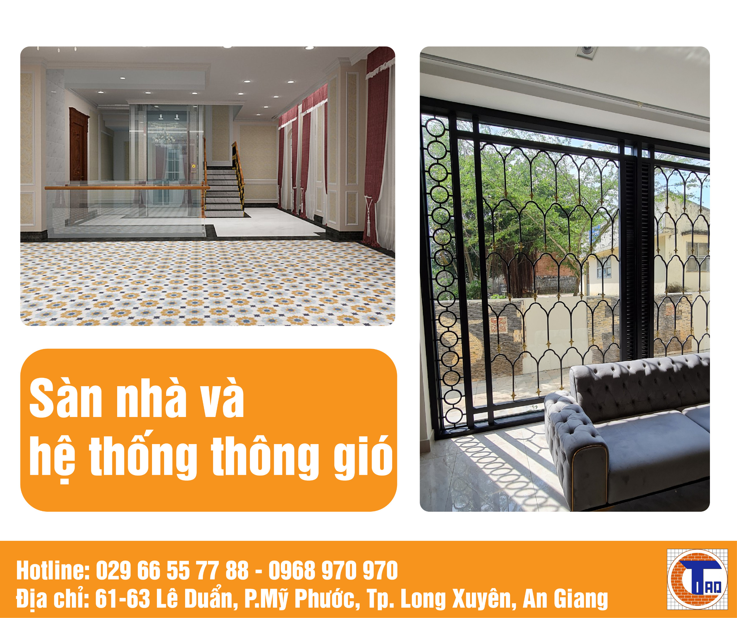 Sàn nhà và hệ thống thông gió